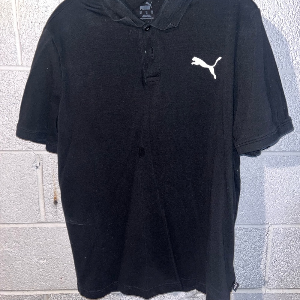 Puma Men's Classic Black Polo Shirt